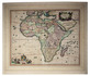 Hand-coloured map of Africa, with an especially accurate southern coastline