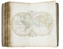 Pocket atlas of the Low Countries with the world and the continents, <BR>coloured by a contemporary hand